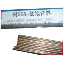 L205 3 mm Cobre 5% Sroducción de plata BCU89PAG 5AG Barilla de soldadura para refrigeración